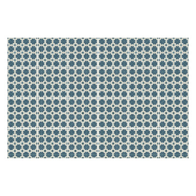 Nálepka na dlaždice Květinové motivy v síťovině