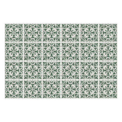 Samolepka na dlaždice Složité rostlinné motivy