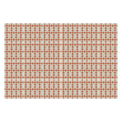 Nálepka na dlaždice Geometrické kosočtverce v mřížce