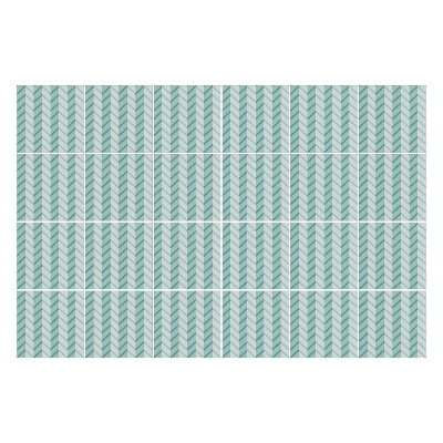 Samolepka na dlaždice Cikcakový vzor