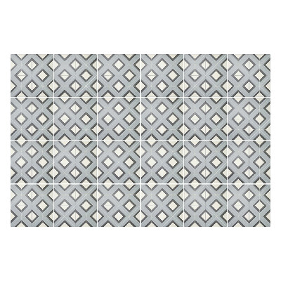 Nálepka na dlaždice Diamantové mřížky v rozvržení