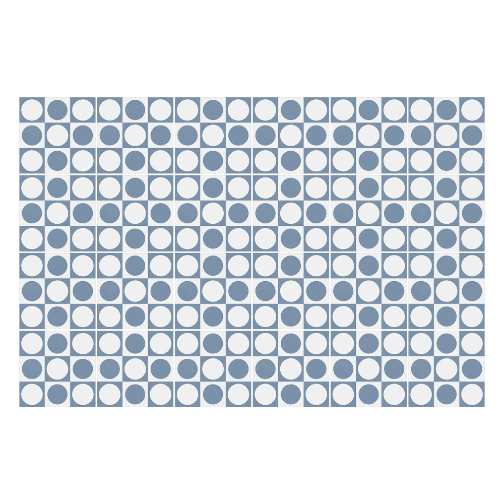 Nálepka na dlaždice Šachovnicové kruhy