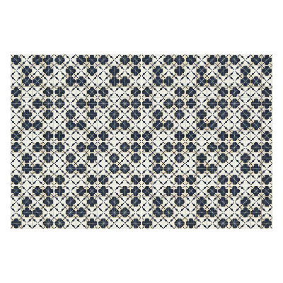 Nálepka na dlaždice Květinový motiv v síťovině