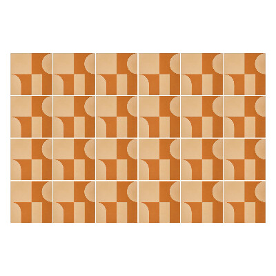 Samolepka na dlaždice Geometrie v harmonii