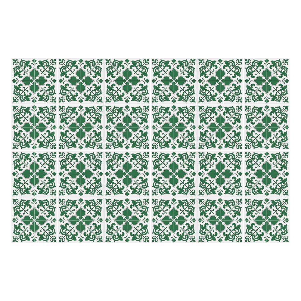 Samolepka na dlaždice Krásně zdobené dlaždice