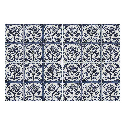 Nálepka na dlaždice Květiny v dlaždicích