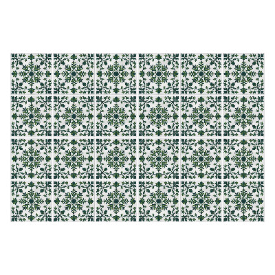 Nálepka na dlaždice Květy a listy