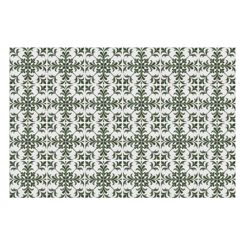 Samolepka na dlaždice Květinové ornamenty