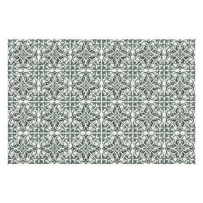 Nálepka na dlaždice Květinové ornamenty v síťovině