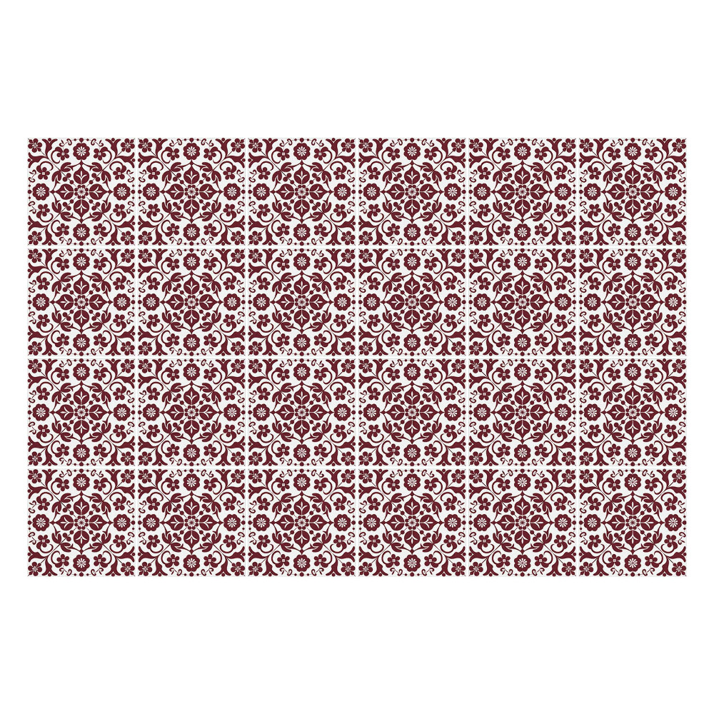 Samolepka na dlaždice Vzor inspirovaný folklórem