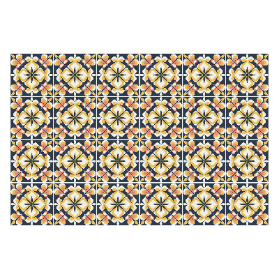 Nálepka na dlaždice dekorativní motiv v mřížce