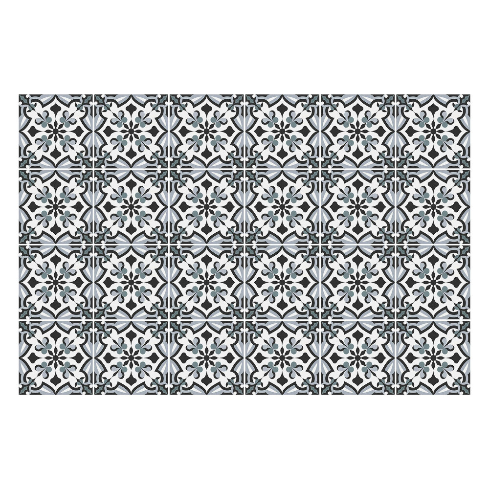 Samolepka na dlaždice Elegantní zdobené dlaždice