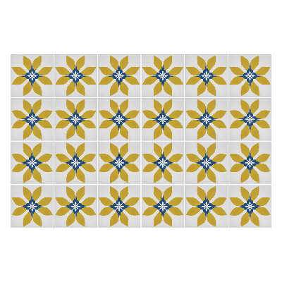 Nálepka na dlaždice Minimalistické květiny