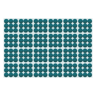 Nálepka na dlaždice Uspořádání kruhů v mřížce