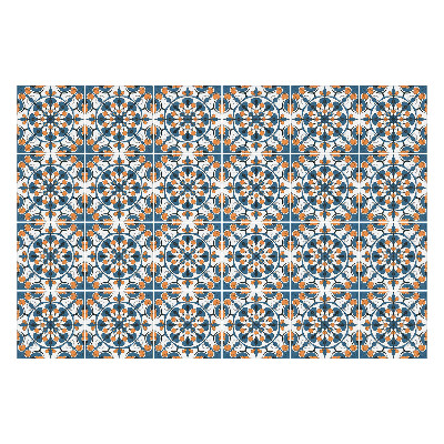 Nálepka na dlaždice Květinový design