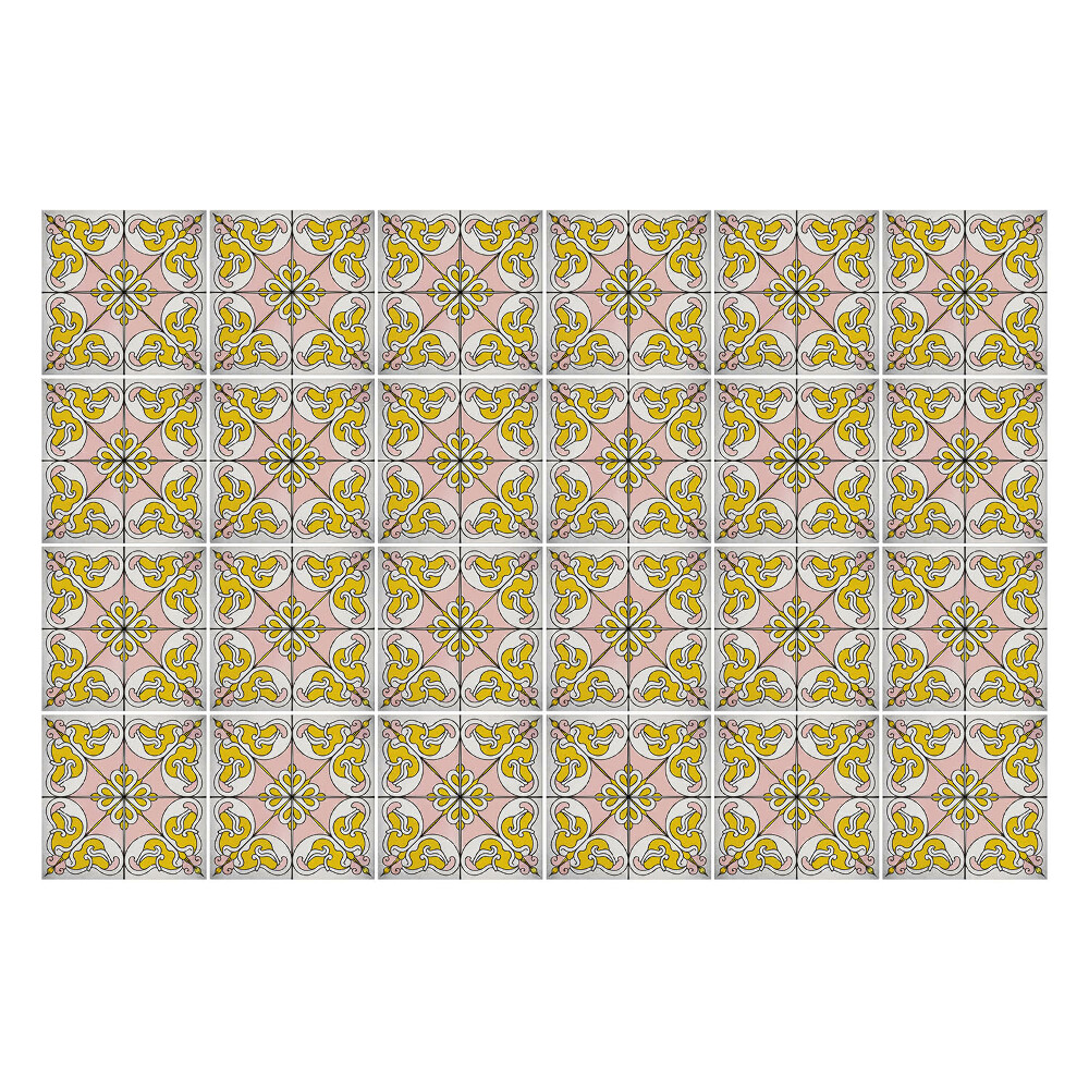 Samolepka na dlaždice Pastelové dlaždice