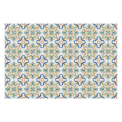 Nálepka na dlaždice Květinové ornamenty v aranžmá