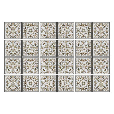 Nálepka na dlaždice Elegantní květinové dlaždice