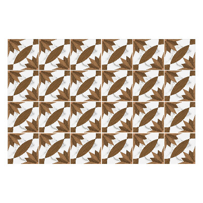 Nálepka na dlaždice Dřevo s mramorem