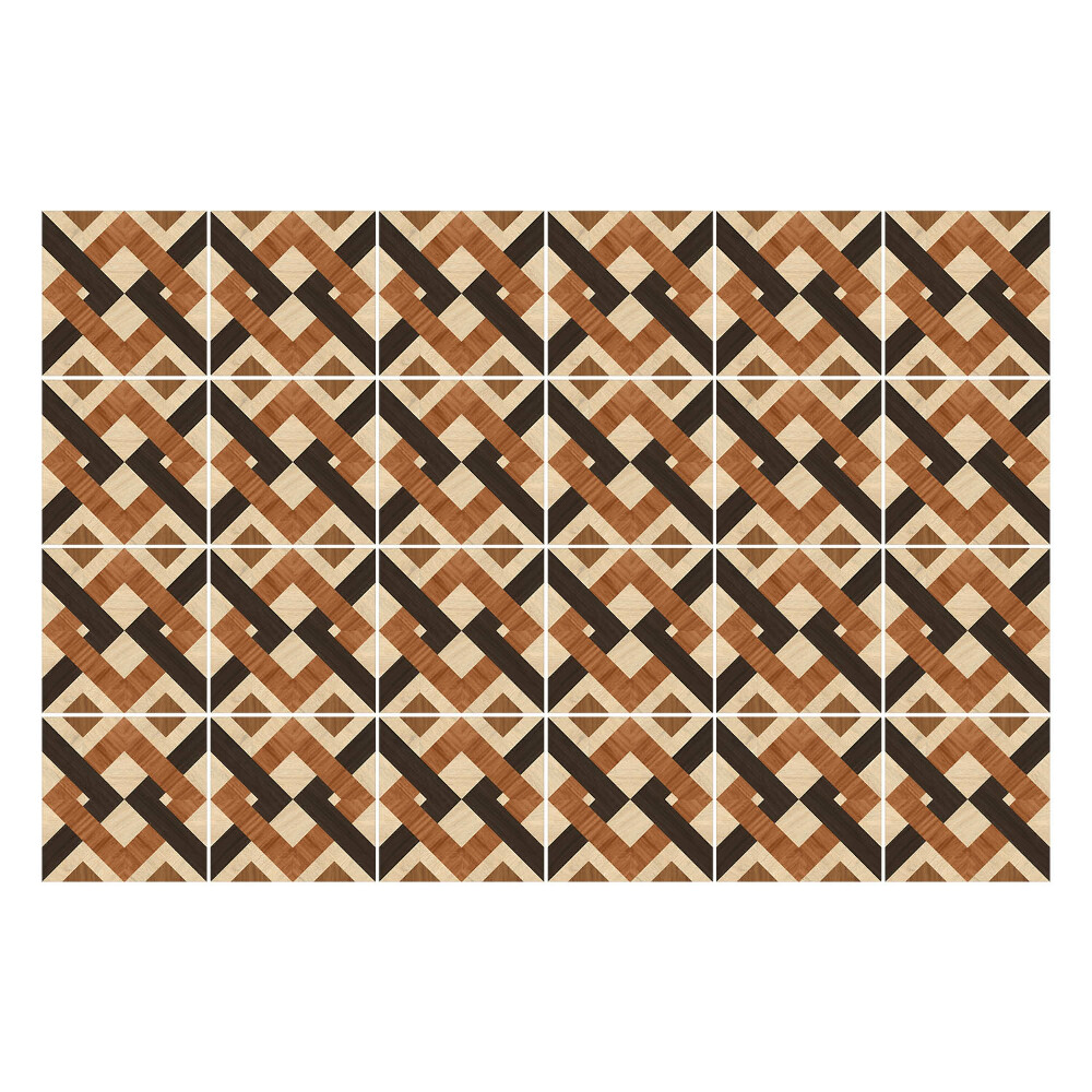 Samolepka na dlaždice Geometrické uspořádání čar