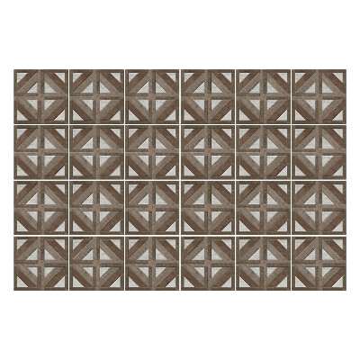 Samolepka na dlaždice Motiv křížových prken