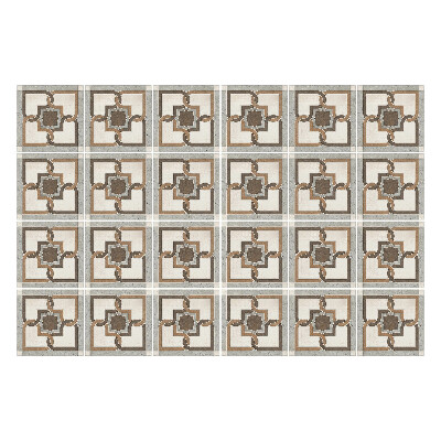 Samolepka na dlaždice Geometrické květiny v síťovině