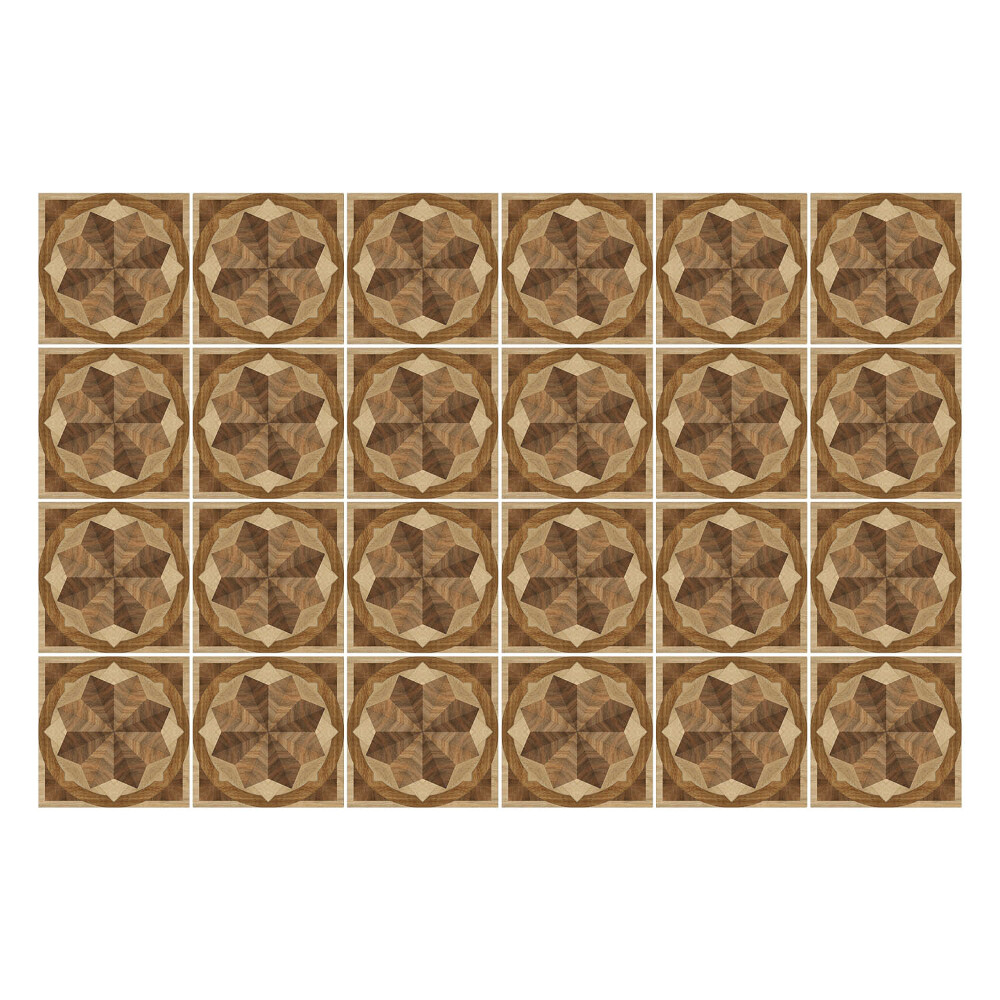 Samolepka na dlaždice Dřevěné hvězdy