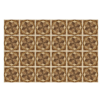 Samolepka na dlaždice Dřevěné hvězdy