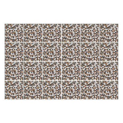 Samolepka na dlaždice Geometrické motivy v mozaice