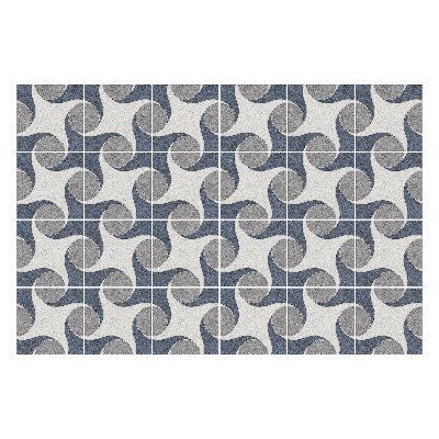 Nálepka na dlaždice Vlnité tvary