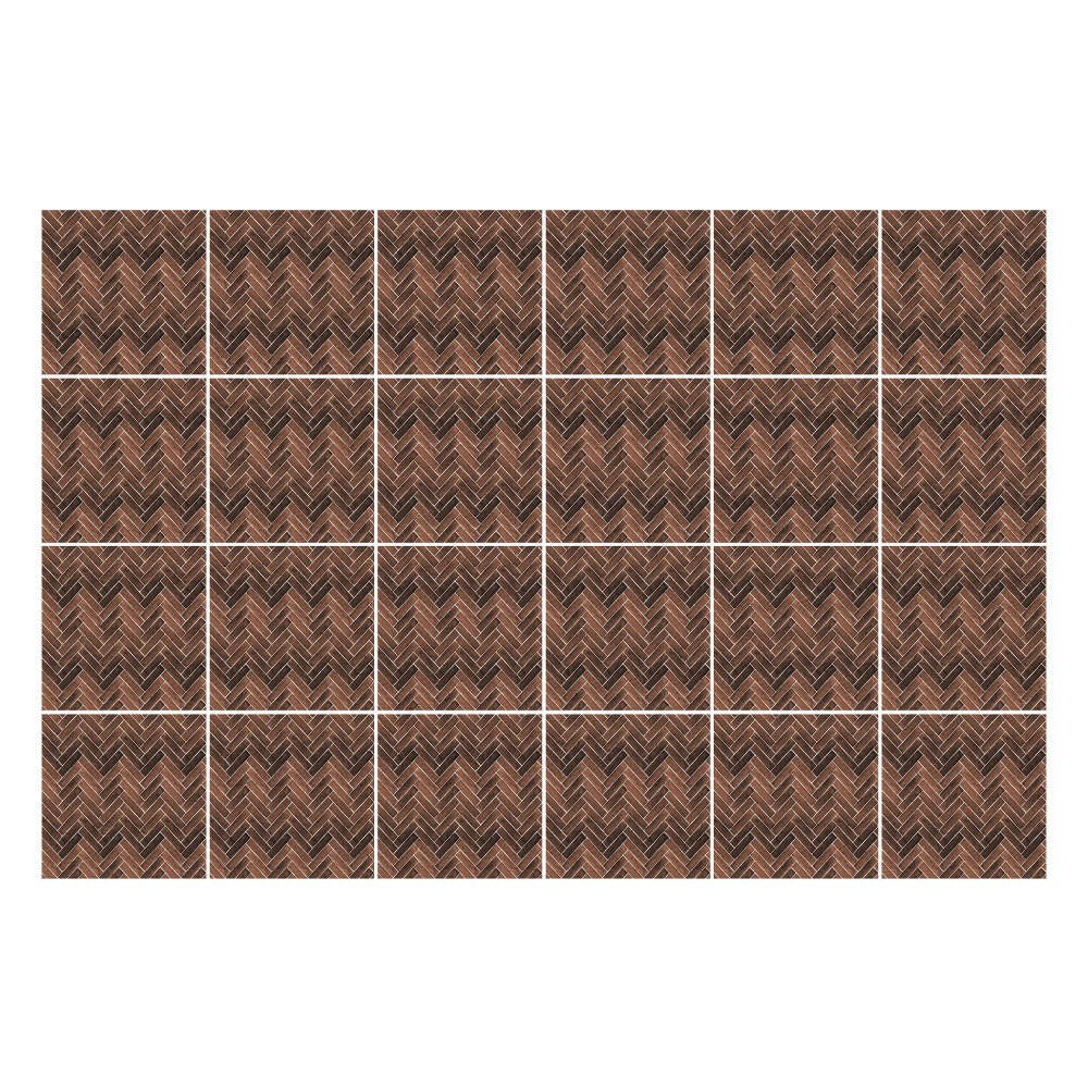 Nálepka na dlaždice Cikcakové čáry v látce