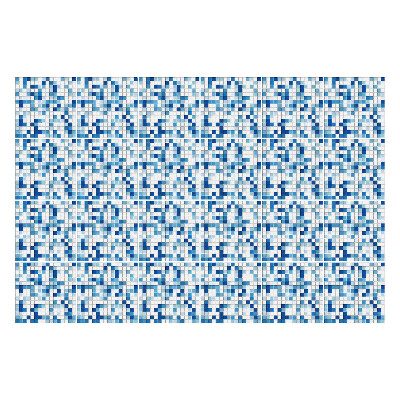 Nálepka na dlaždice Modrá malá mozaika