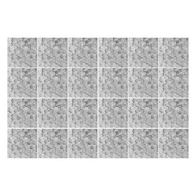 Nálepka na dlaždice Šestihranné struktury