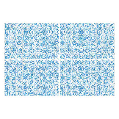 Samolepka na dlaždice Propletené geometrické tvary