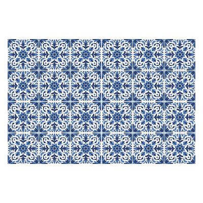 Samolepka na dlaždice Květinový motiv v síťovině