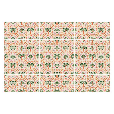 Nálepka na dlaždice Exotický motiv palmy