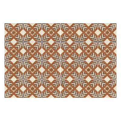 Nálepka na dlaždice Geometrické kosočtverce s rámy