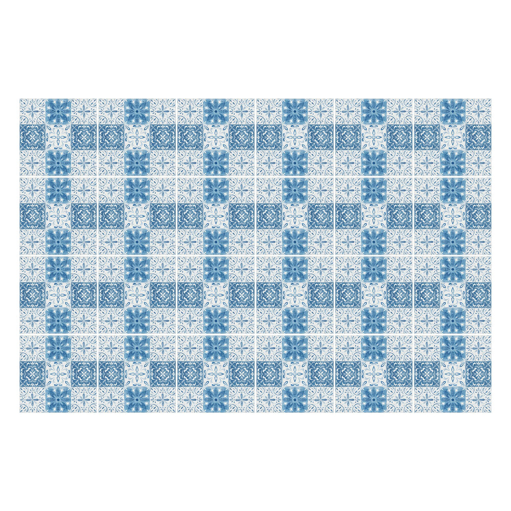 Nálepka na dlaždice Modré dlaždice