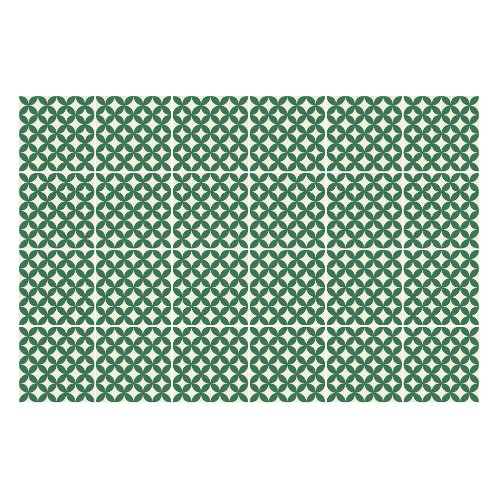 Nálepka na dlaždice Starožitný módní vzor