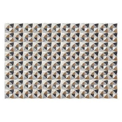 Nálepka na dlaždice Dřevěná a kamenná mozaika