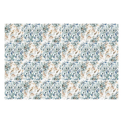 Samolepka na dlaždice Květinový rostlinný motiv