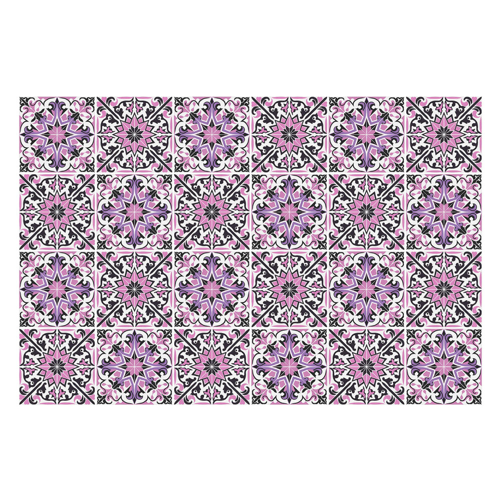 Nálepka na dlaždice Květinové ozdoby online