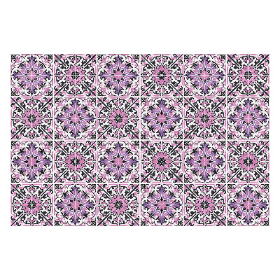 Nálepka na dlaždice Květinové ozdoby online