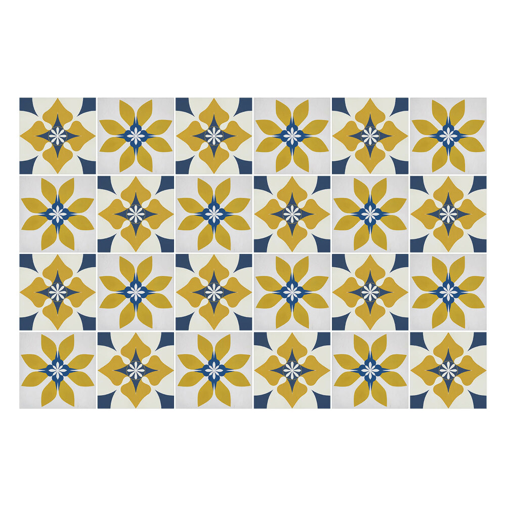 Samolepka na dlaždice Květinové motivy v aranžmá