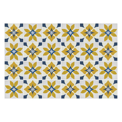 Samolepka na dlaždice Květinové motivy v aranžmá