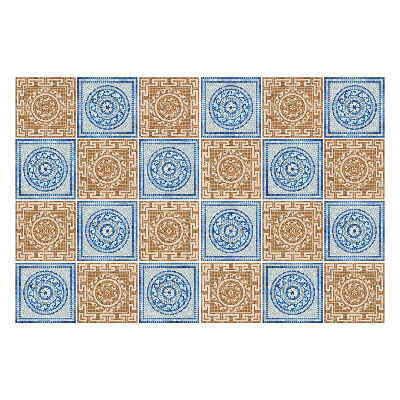 Nálepka na dlaždice Sada starožitných dlaždic