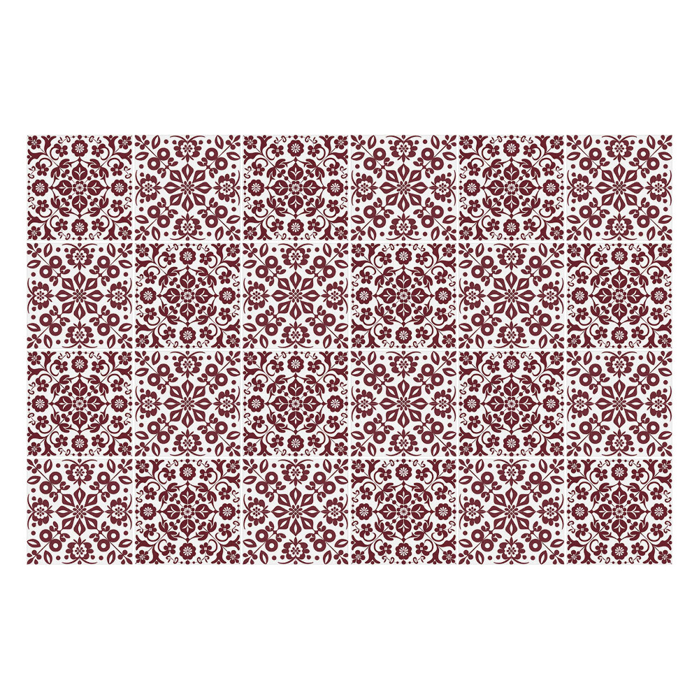 Samolepka na dlaždice Vzor inspirovaný folklórem