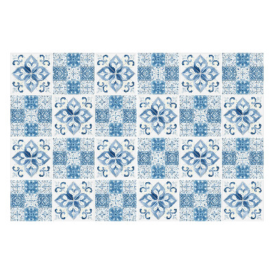 Samolepka na dlaždice Modrá dlaždicová mozaika