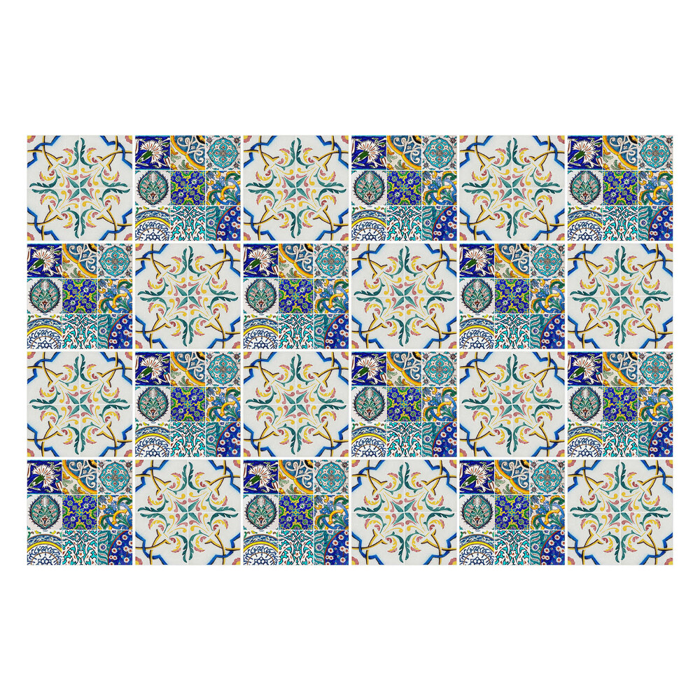 Nálepka na dlaždice Retro vintage mozaika