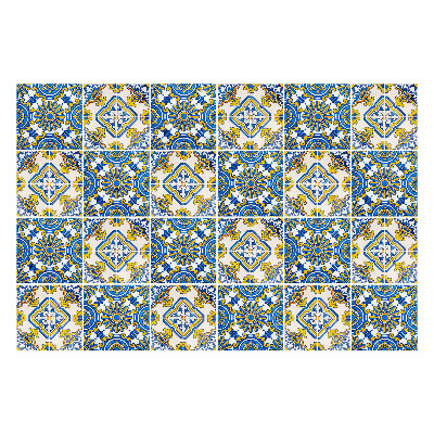 Nálepka na dlaždice Dekorativní květinové ornamenty